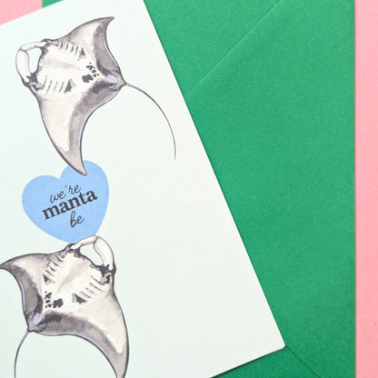 Manta Ray Card - Love Card