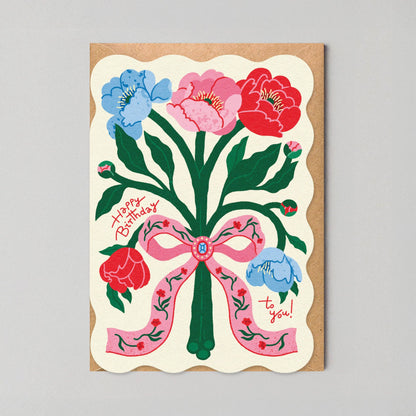 Floral Birthday - A6 Card