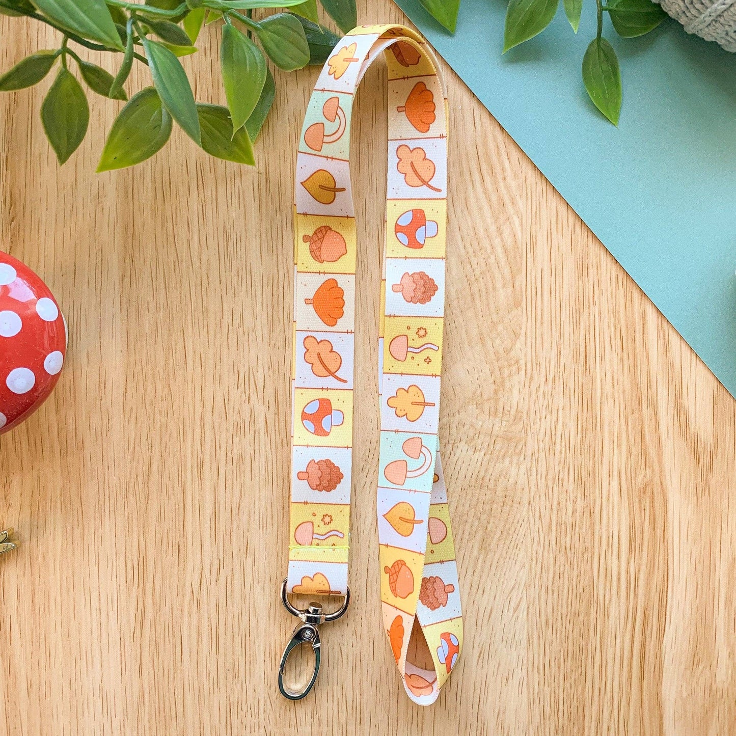 Autumnal Patchwork - Lanyard