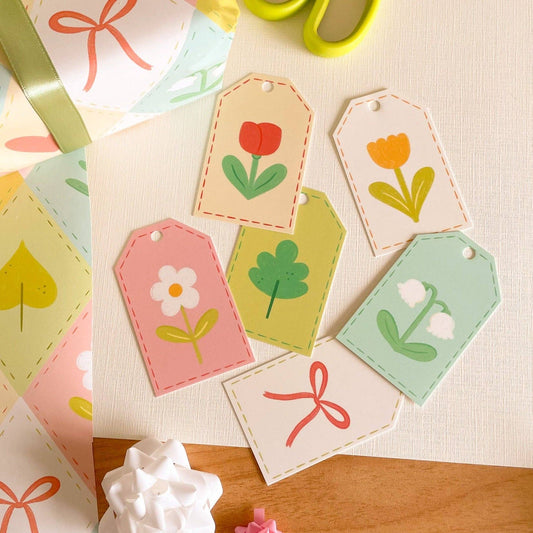 Spring Floral Quilt - Gift Tags