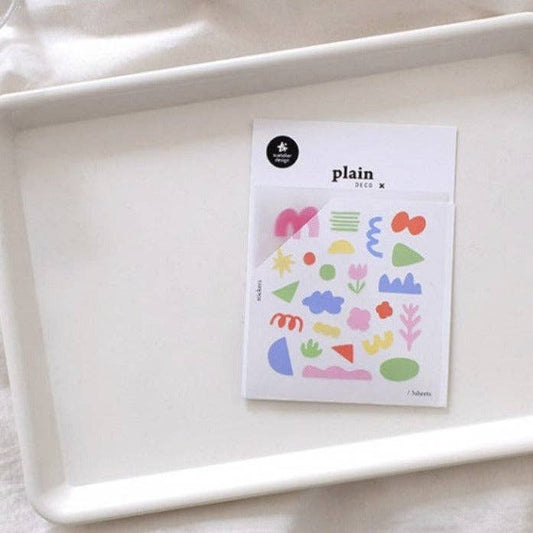 Suatelier - Plain.72 - Sticker Sheet