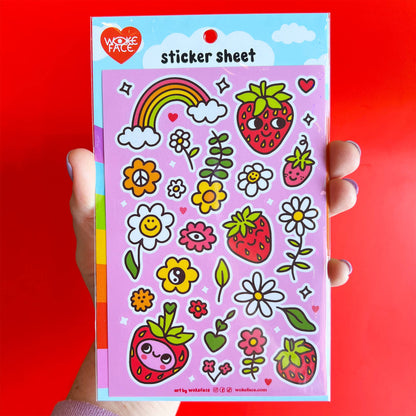 Strawbebby - Sticker Sheet