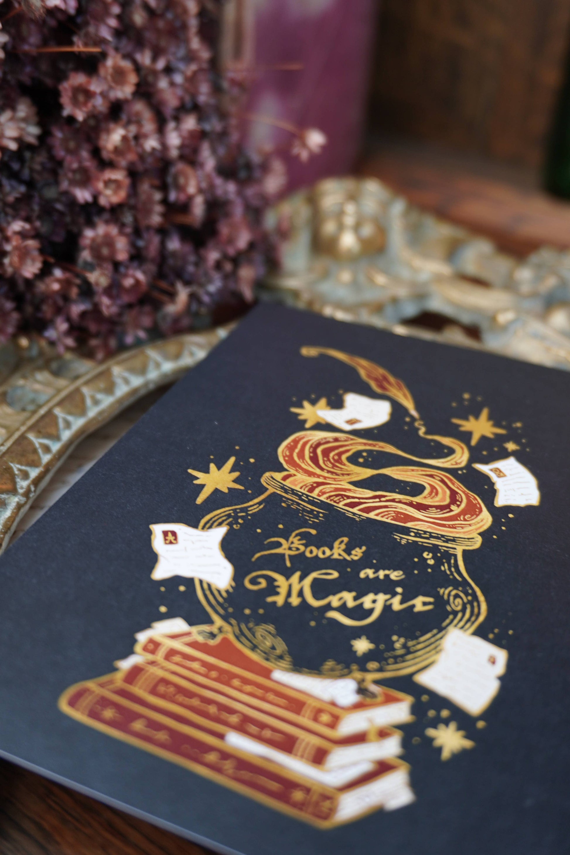 Books are Magic - Postcard