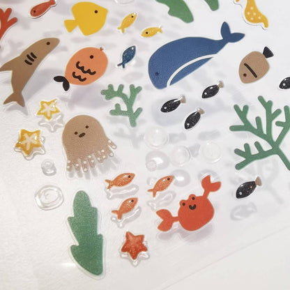 Under The Sea Animals - Sticker Sheet