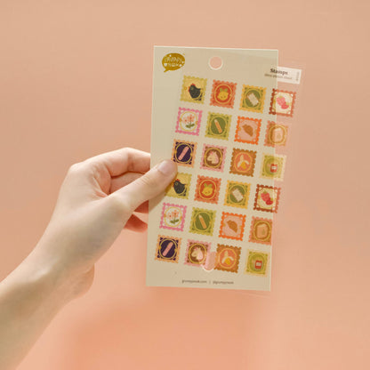 Stamps Deco - Sticker Sheet