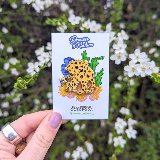 Blue-Ringed Octopus - Enamel Pin
