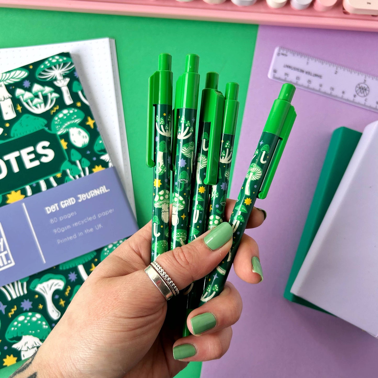 Green Mushroom - Pen