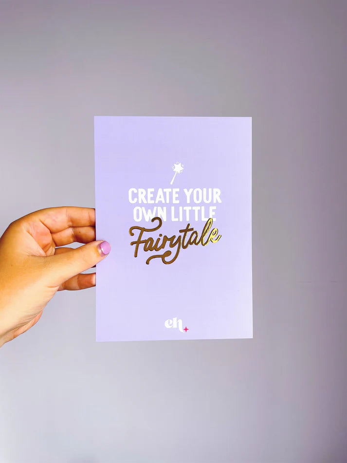 Create Your Own Fairytale - A5 Print - Flutter & Fern