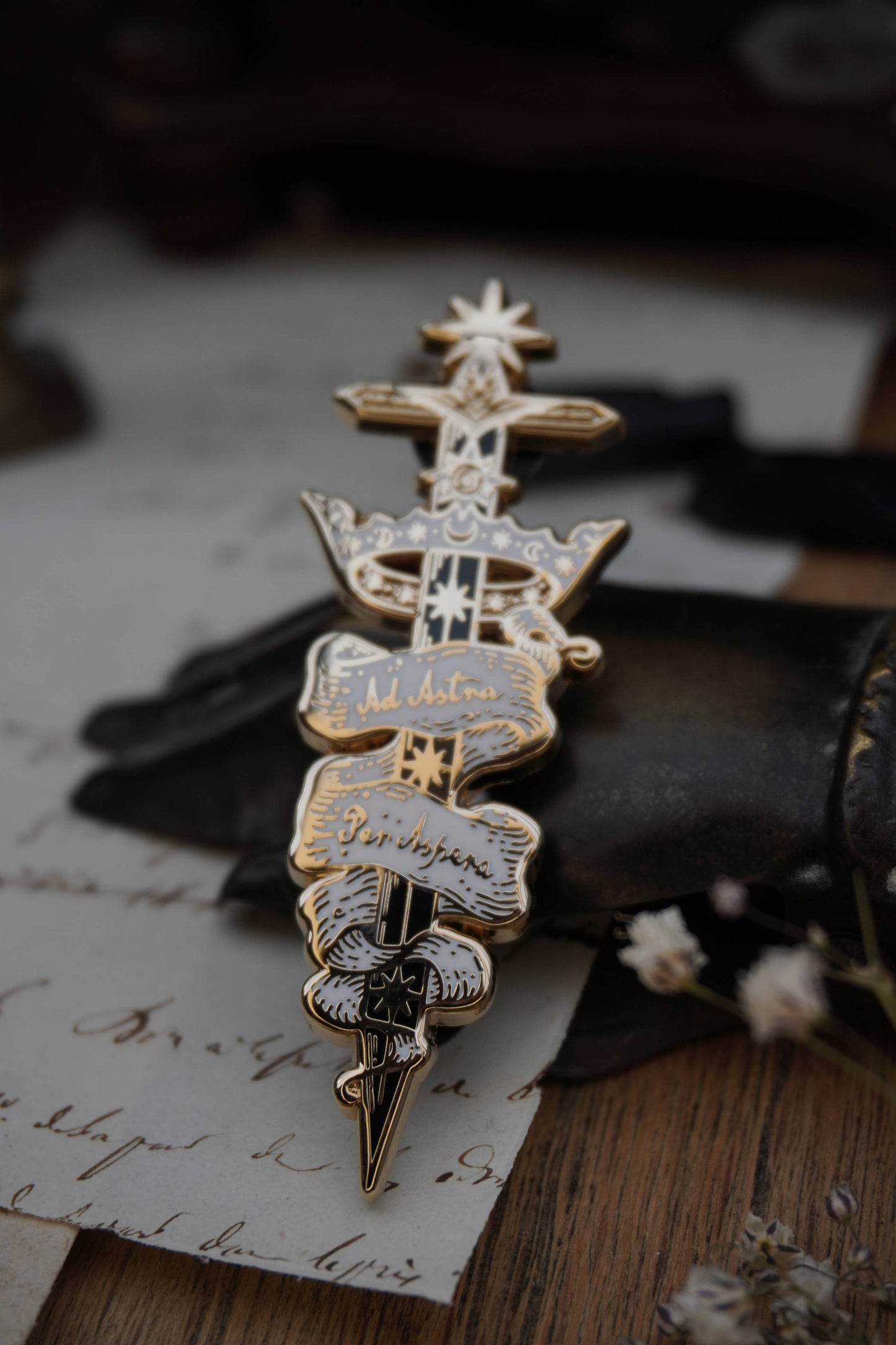 Ad Astra Per Aspera - Enamel Pin