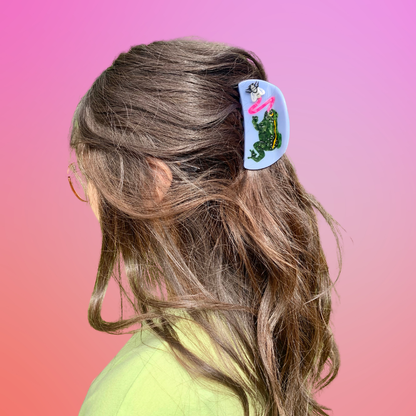 Frog and Fly - Hair Claw