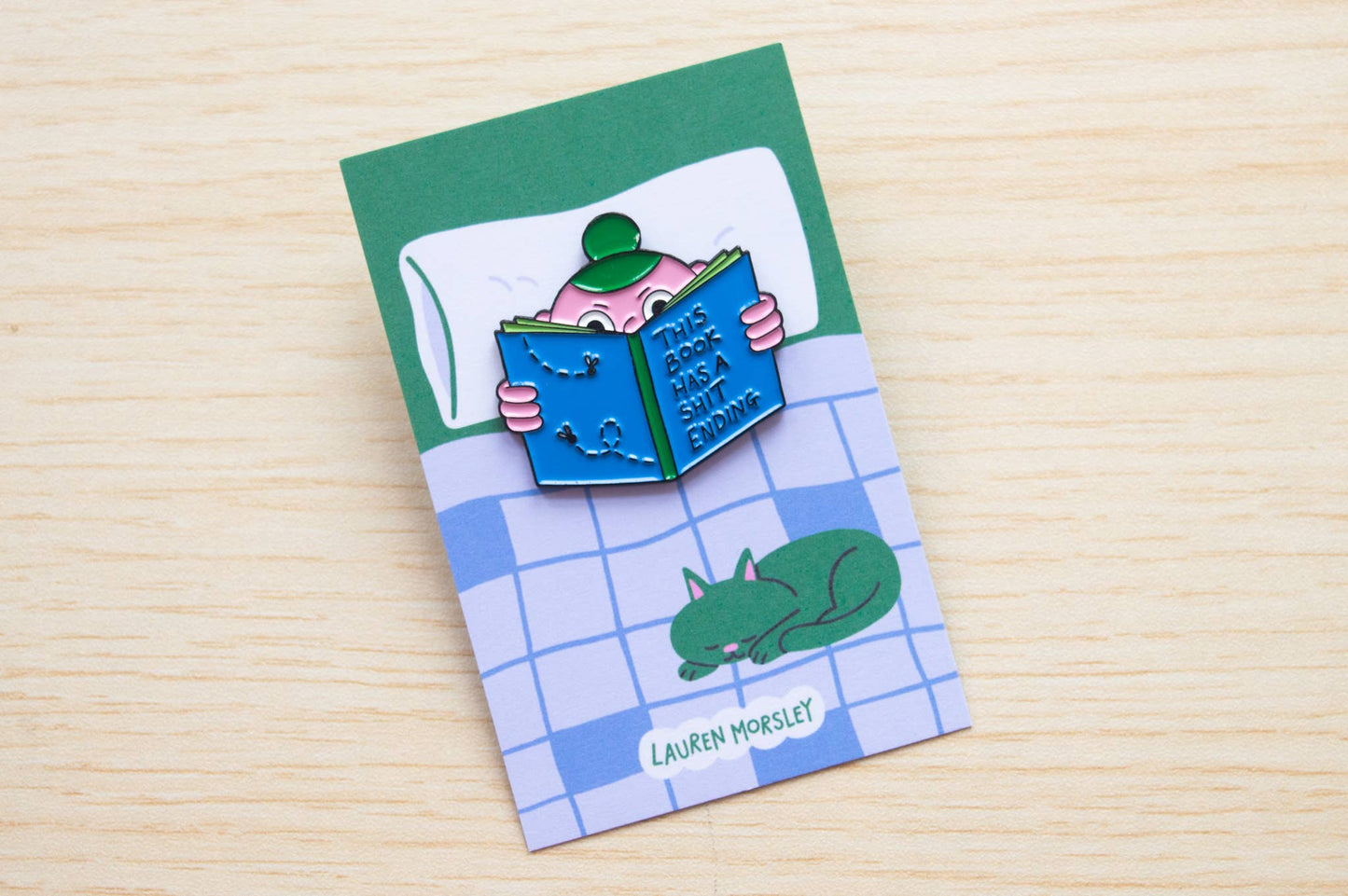 This Book Has A Sh*t Ending - Enamel Pin