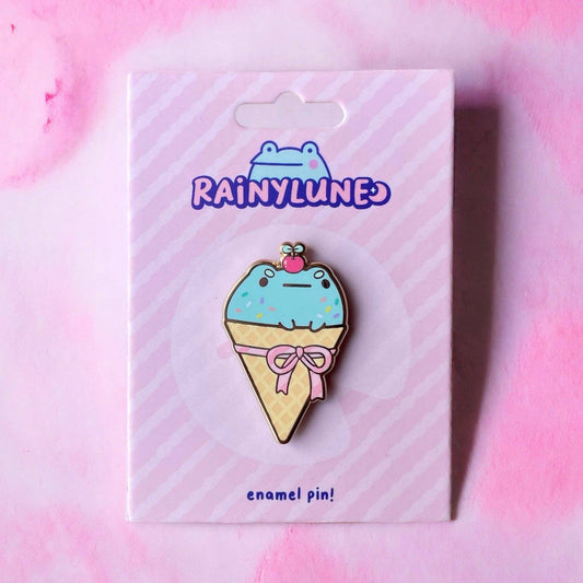 Ice Cream Sprout - Enamel Pin