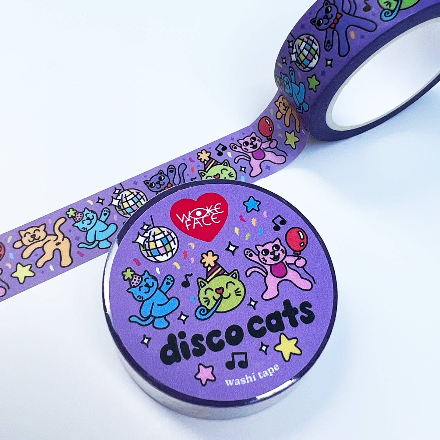 Disco Cats - Washi Tape
