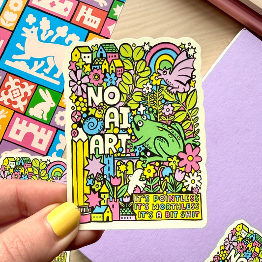 No AI Art - Sticker