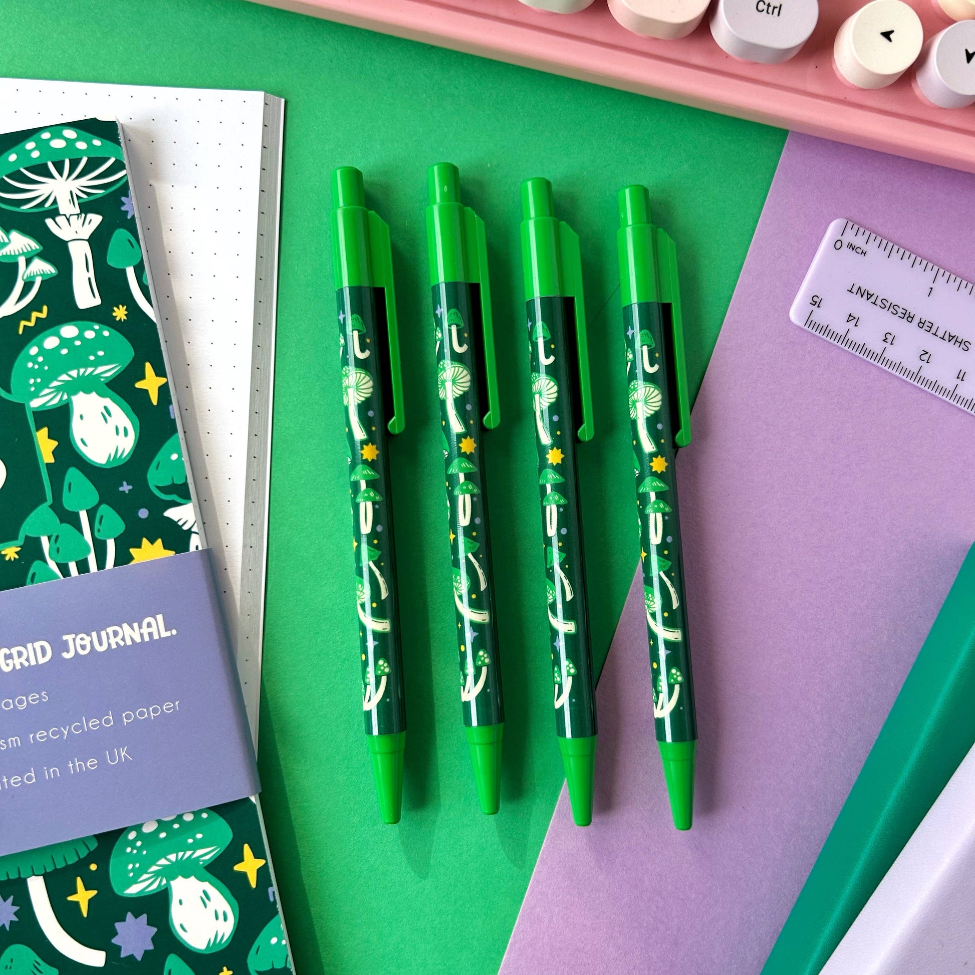Green Mushroom - Pen