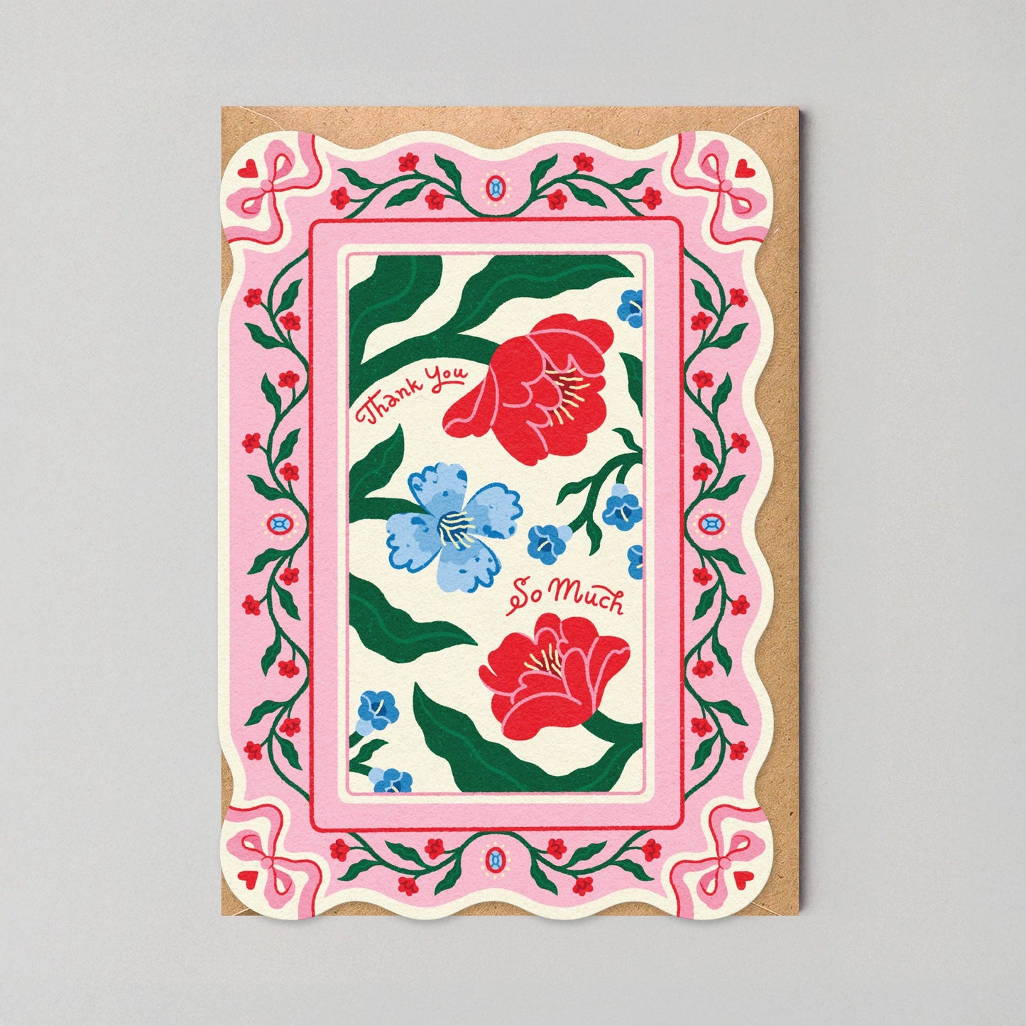 Floral Thank You - A6 Card