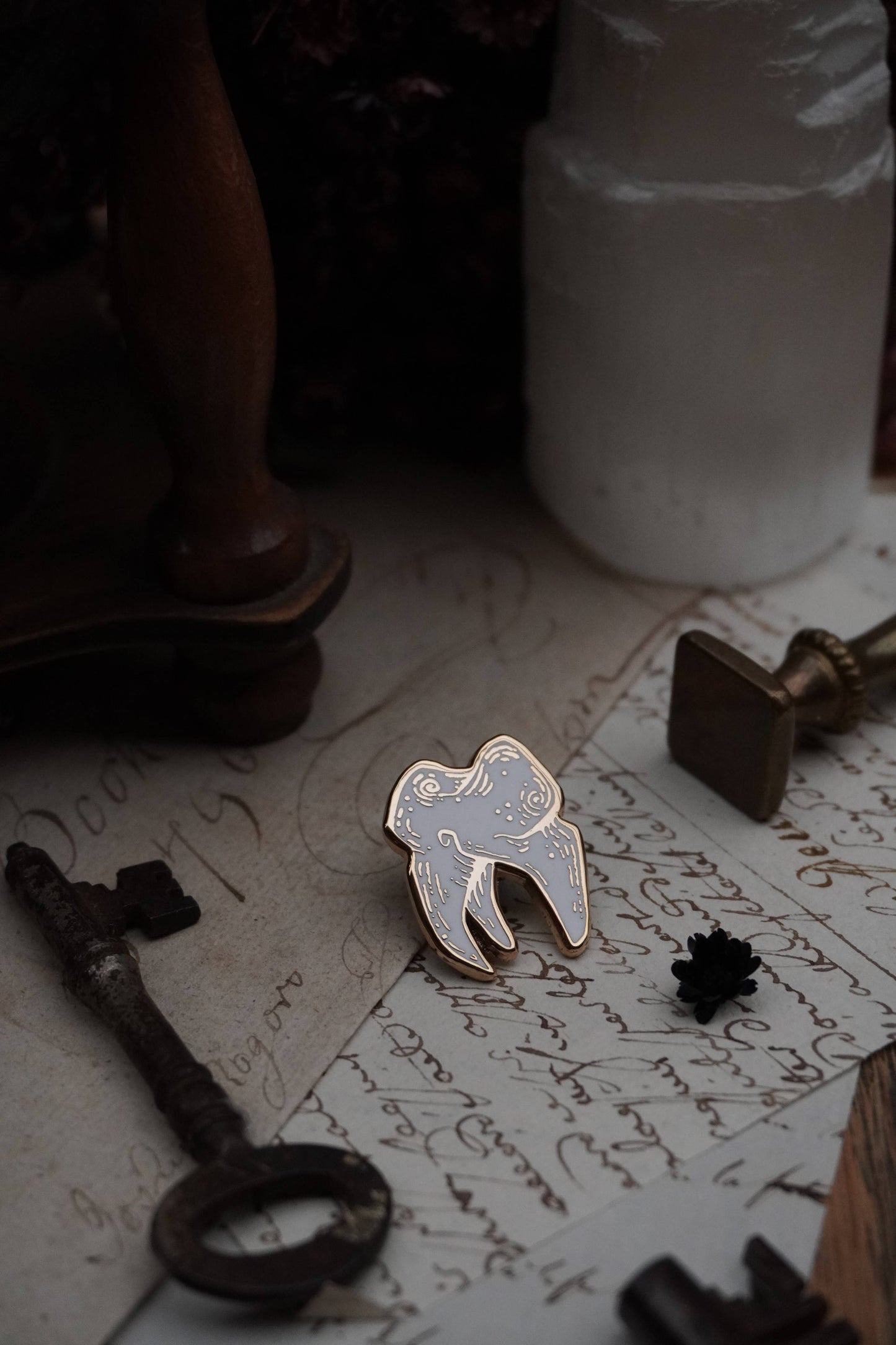 Tiny Tooth - Enamel Pin