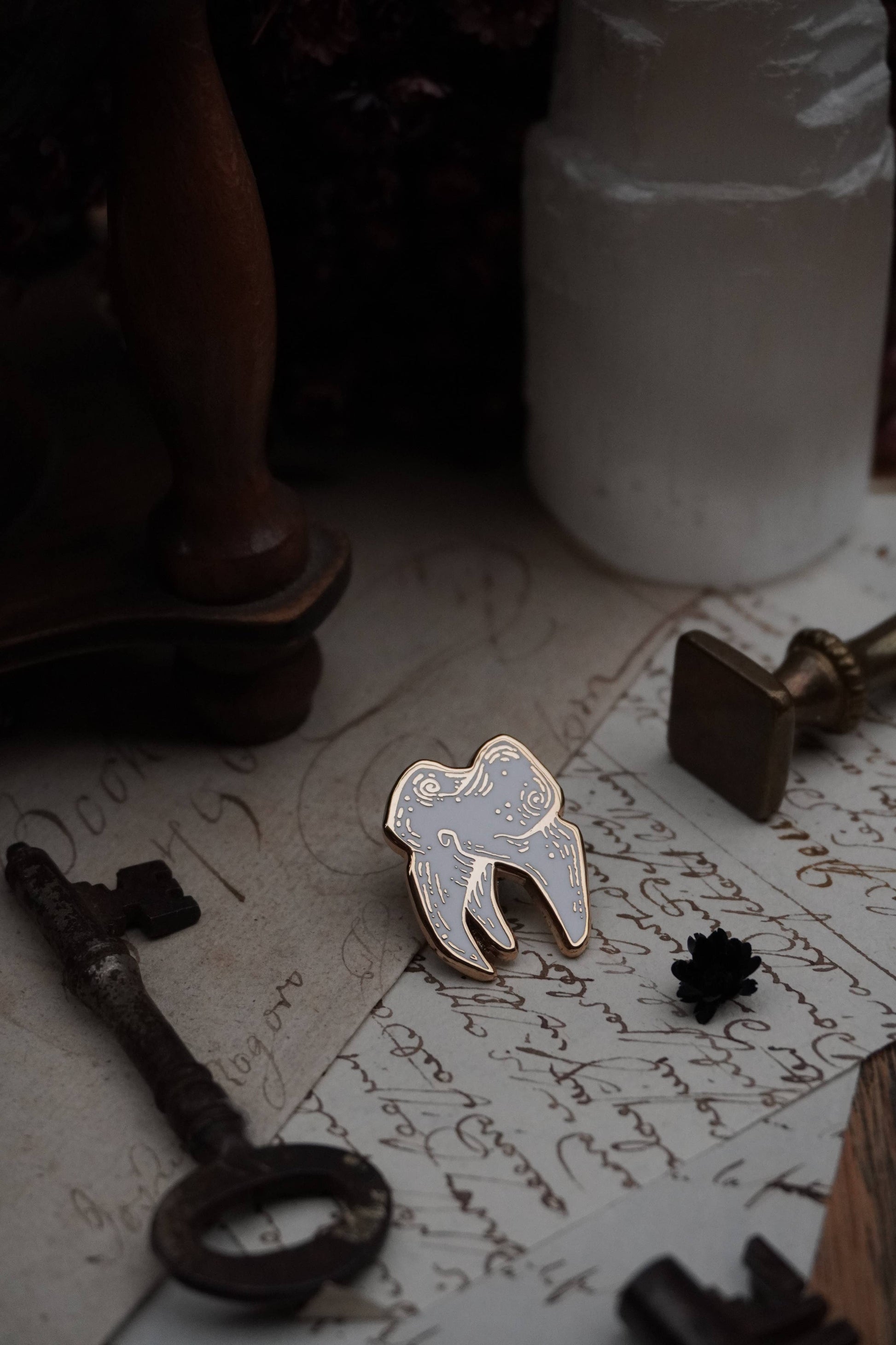 Tiny Tooth - Enamel Pin