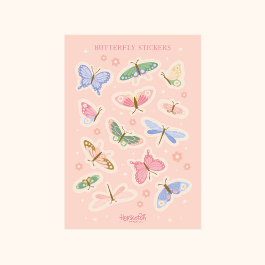 Butterflies - Sticker Sheet