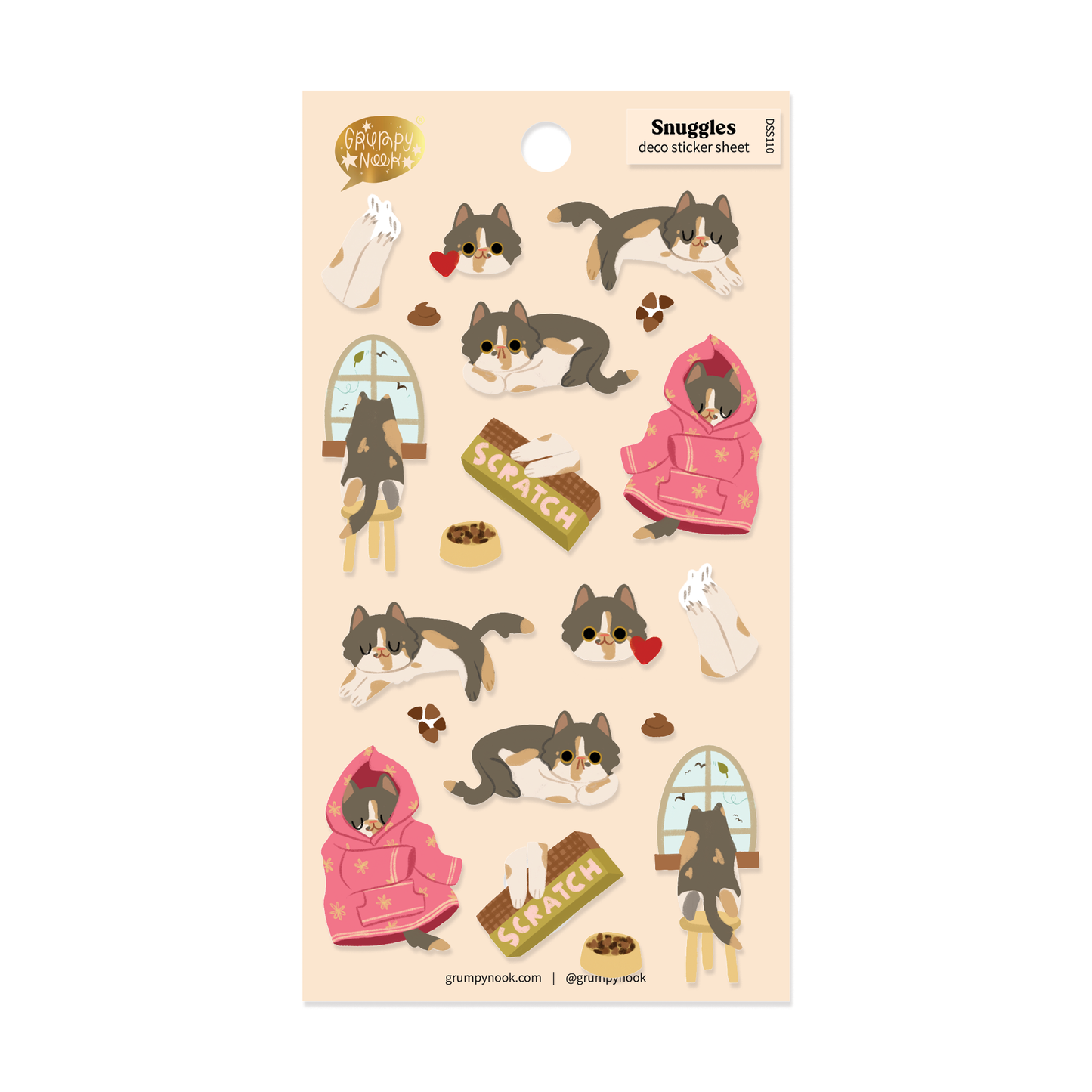 Snuggles Deco - Sticker Sheet
