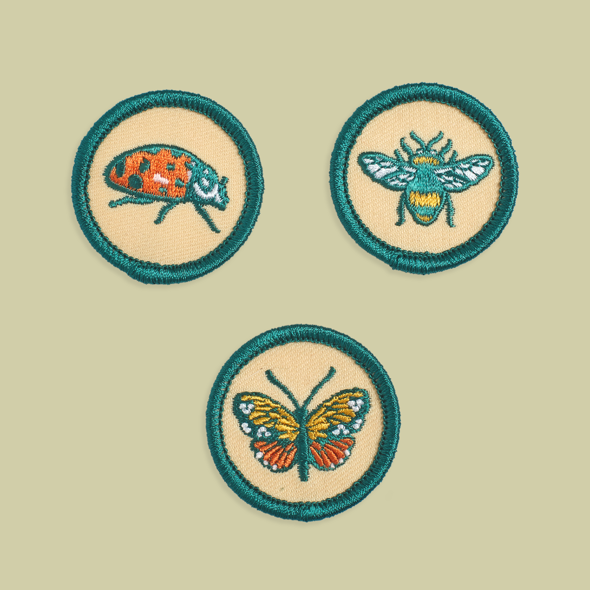 Insect Badges - Embroidery Patch