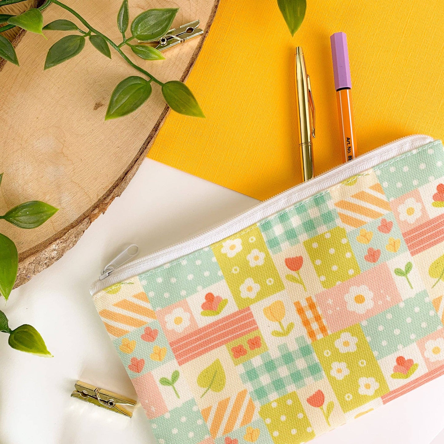 Spring Patchwork - Pencil Case