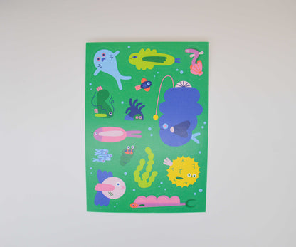 Fishy - Sticker Sheet