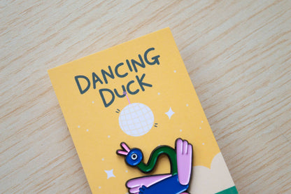 Dancing Duck - Enamel Pin