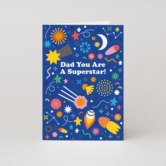 Superstar - A6 Fathers Day Card