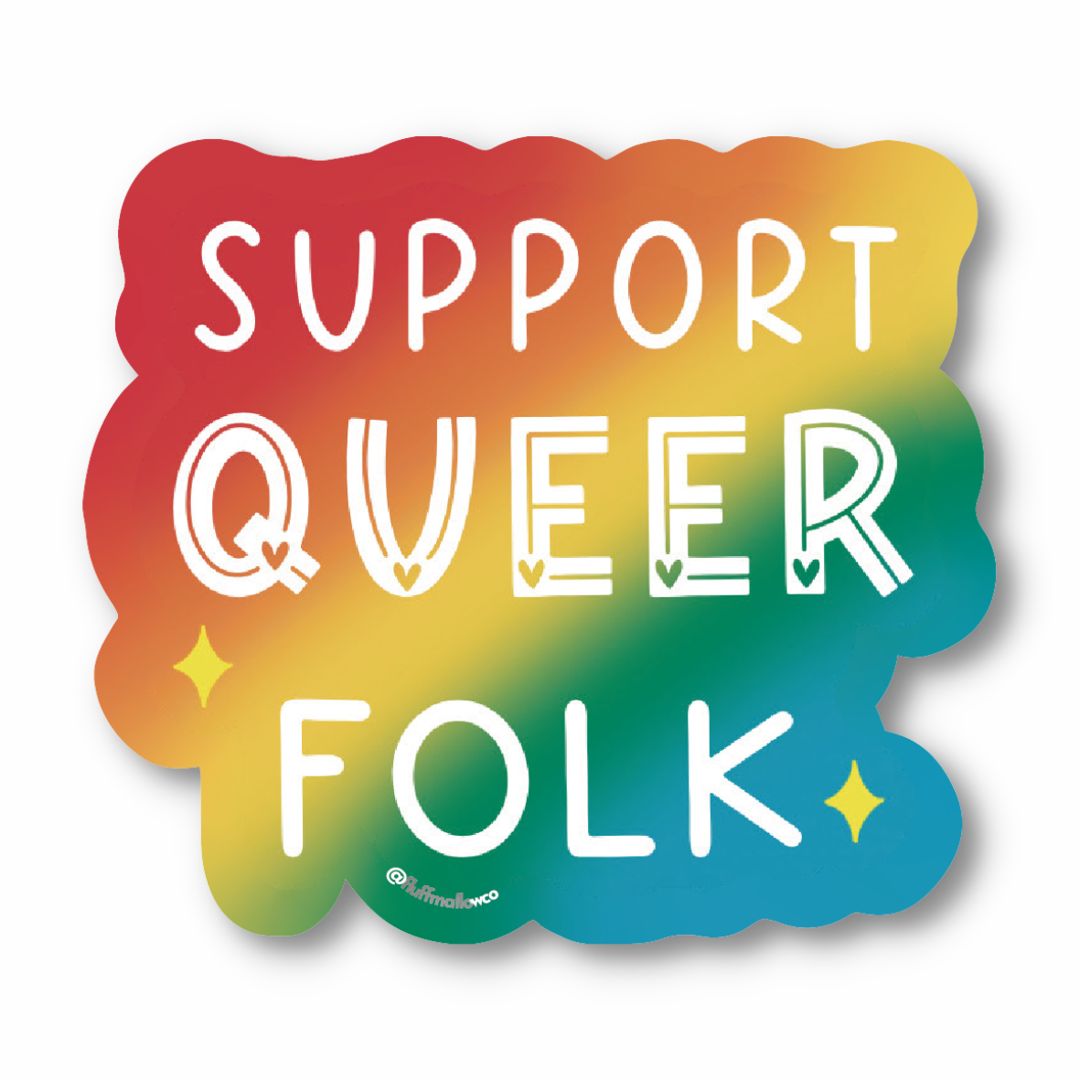 Support Queer Folk - Vinyl Sticker