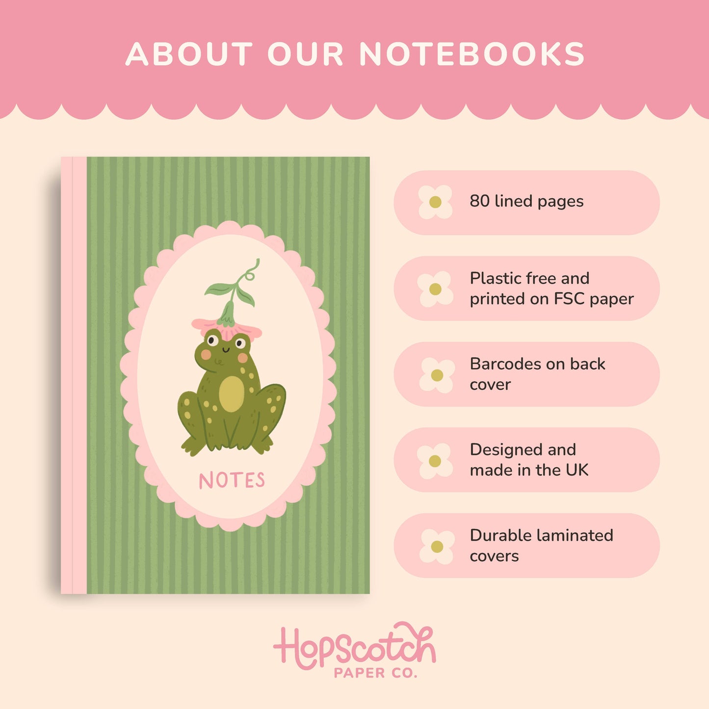 Frog Notebook – A5 Notebook