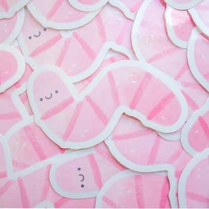 Worm Transparent - Sticker