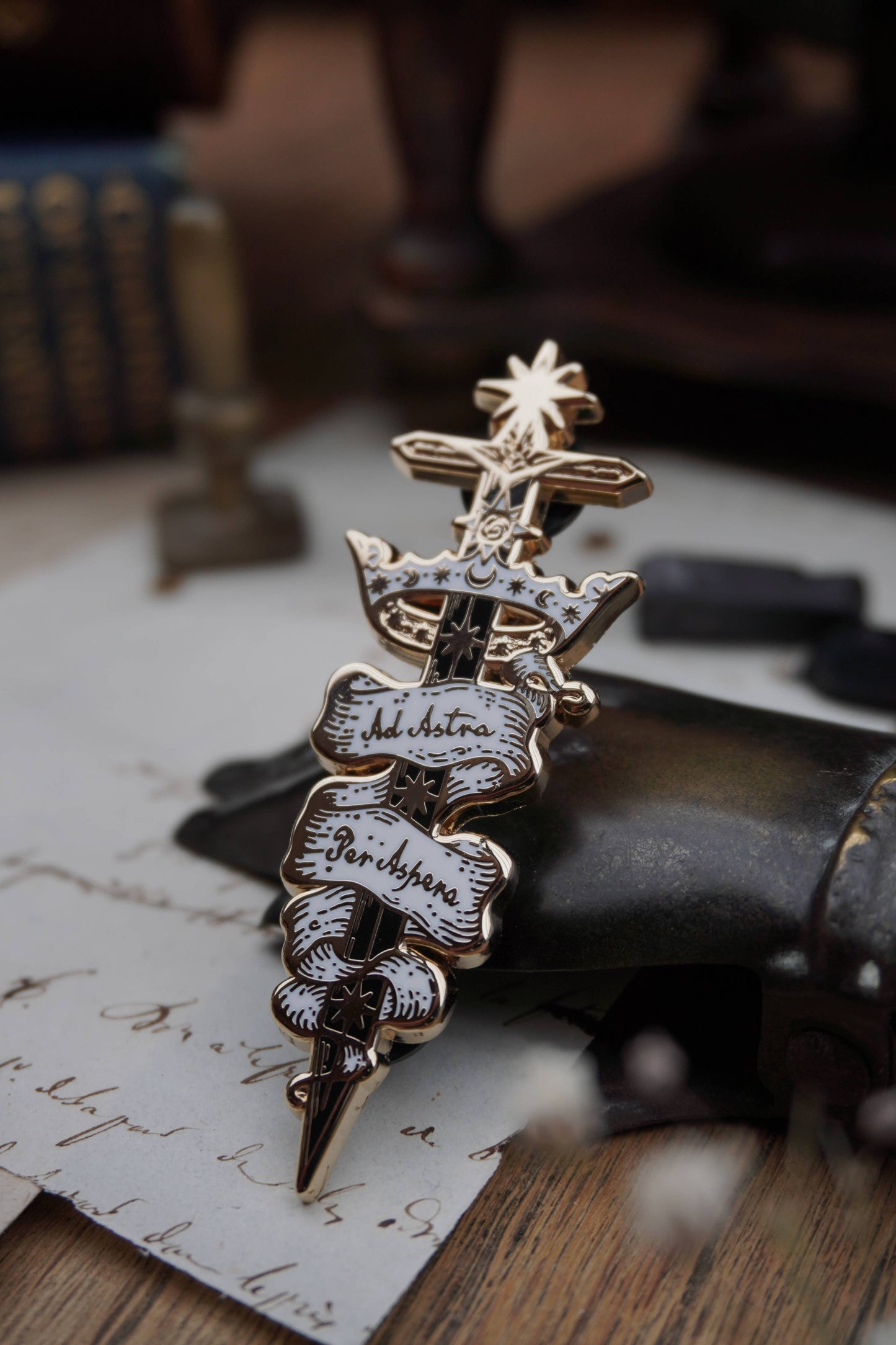 Ad Astra Per Aspera - Enamel Pin