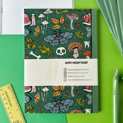 Forest Things - A5 Dotted Notebook