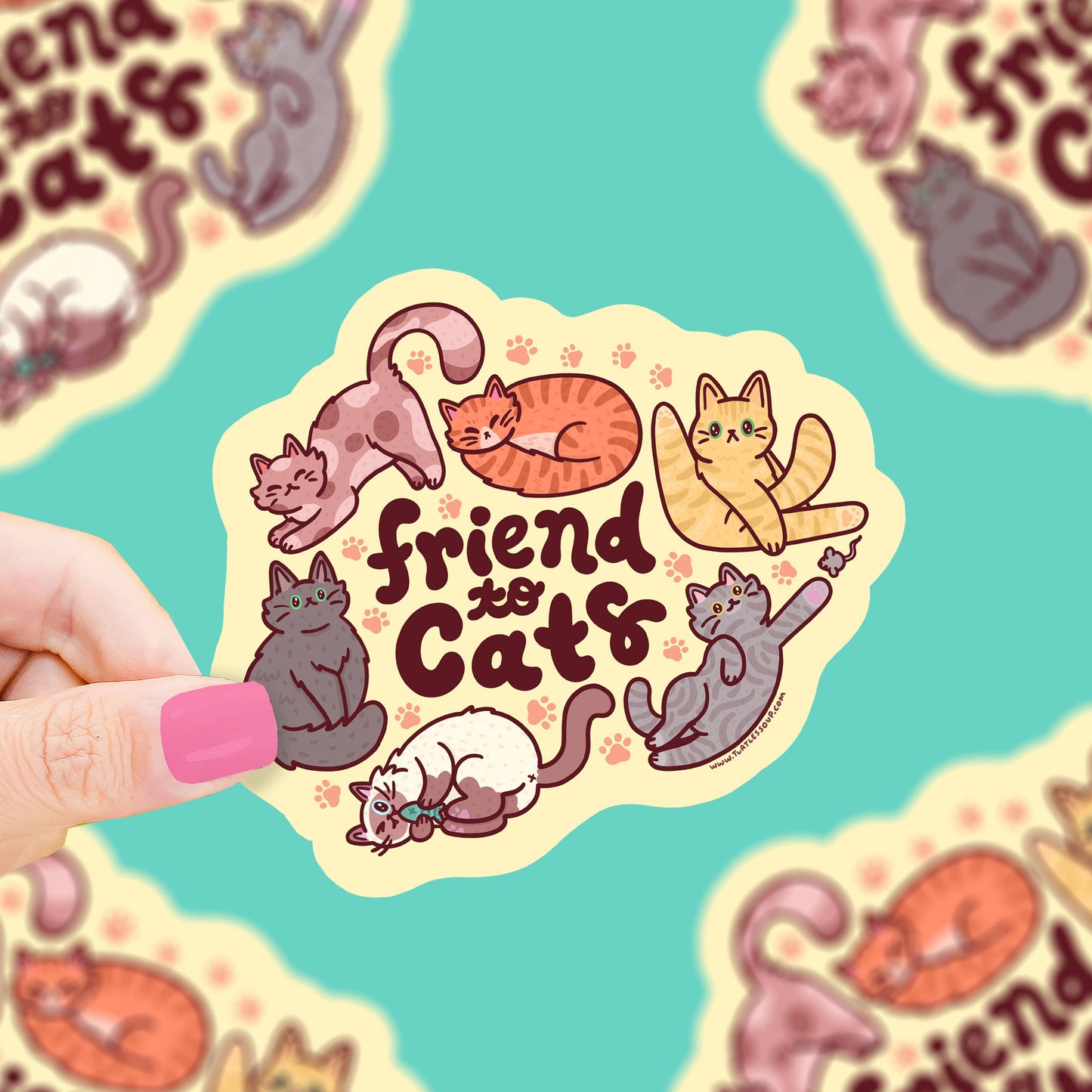 Friend to Cats - Sticker