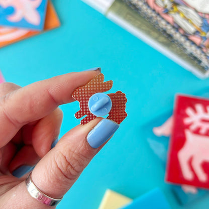 Medieval Bunny - Enamel Pin