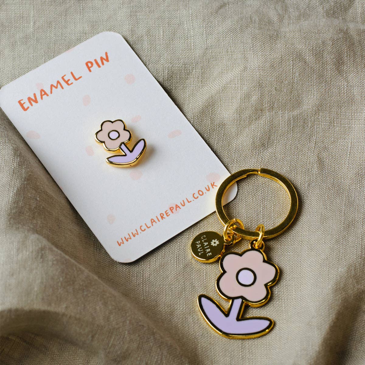 Purple Flower - Enamel Pin