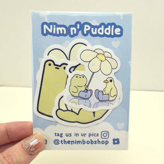 Rainy Day Nim N' Puddle - Sticker Pack
