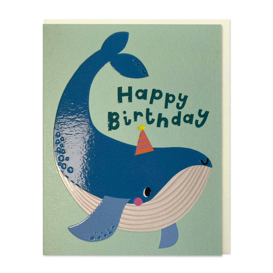 Happy Birthday Whale - Mini Card