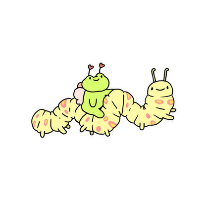 Frog and Bug - Sticker Pack