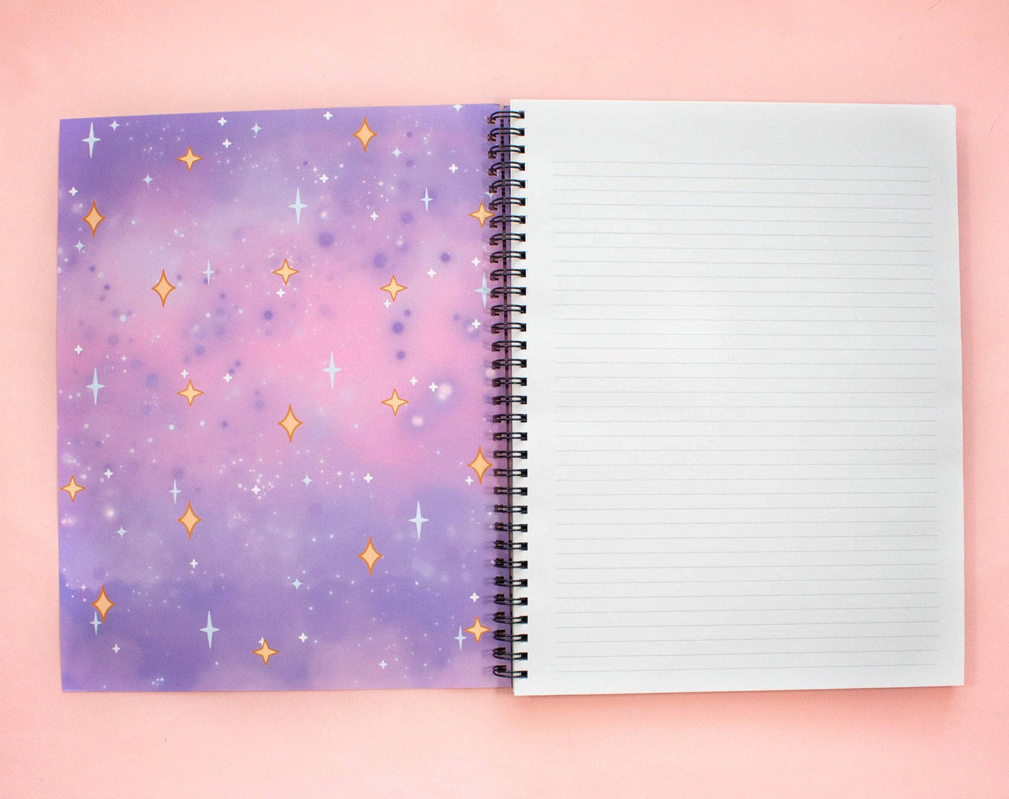 Study Night Spiral Lined Notebook