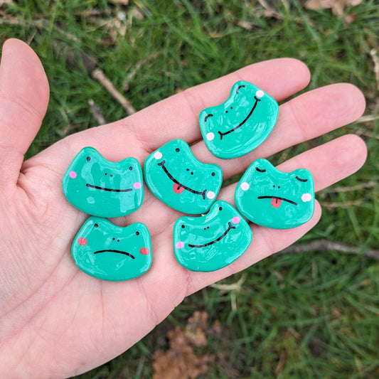 Frog - Handmade Clay Magnet