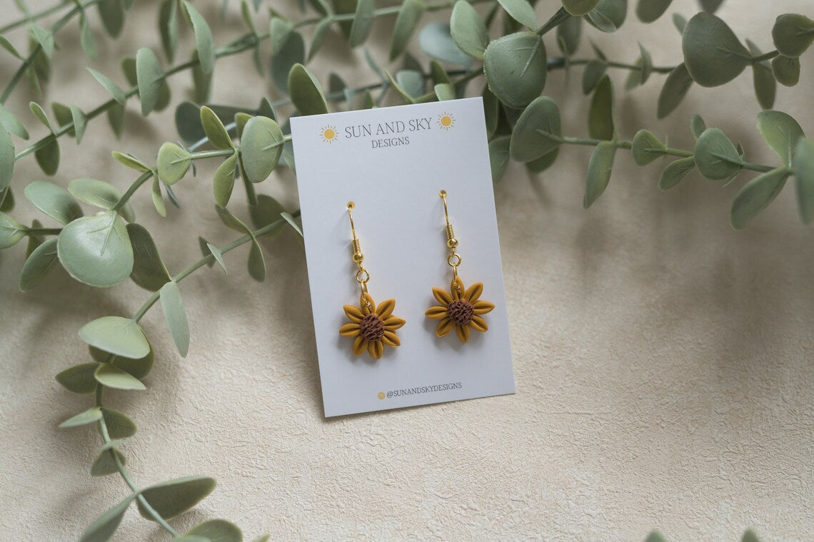 Mini Sunflowers - Earrings