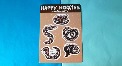 Happy Hoggies - Sticker Sheet