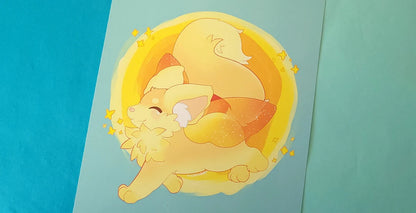 Sun Fox - A5 Print