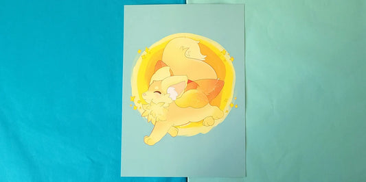 Sun Fox - A5 Print