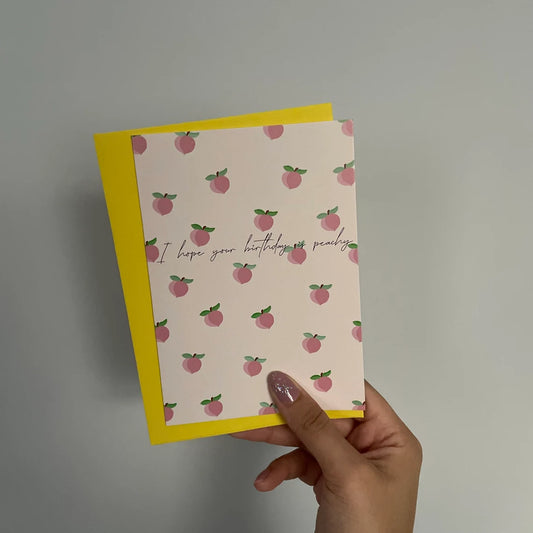 Peachy - A6 Card - Flutter & Fern