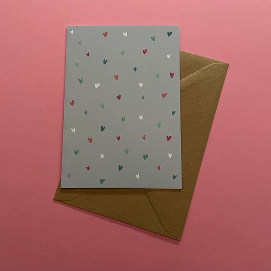 Little Hearts - A6 Card