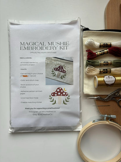 Magical Mushie - Embroidery Kit