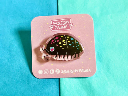 Pansexual Isopod - Acrylic Pin